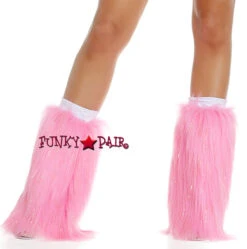 Rave Pink Furry Leg Warmer| ForPlay FP- 997921