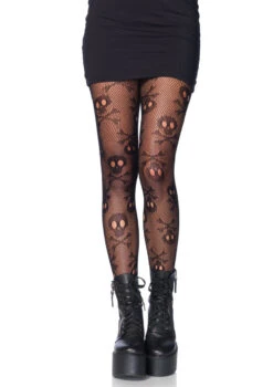 LA-9986, Skull Net PantyHose