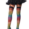 LA-9994, Rainbow Thigh Highs Fishnet -Funky Lingerie Outlet 9994 50366.1471419289