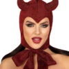 A1088, Glitter Devil Bonnet By Leg Avenue -Funky Lingerie Outlet A1088 57519.1693974117