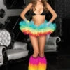 LEG AVENUE LA-1706, Rainbow Tutu -Funky Lingerie Outlet A1706 38464.1406825026