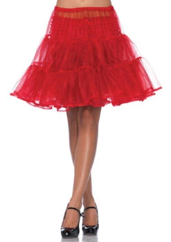 LEG AVENUE A1965, Shimmer Organza Petticoat -Funky Lingerie Outlet A196522003 front 19572.1632246853