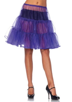LEG AVENUE A1965, Shimmer Organza Petticoat -Funky Lingerie Outlet A196522035 front 74542.1632246853