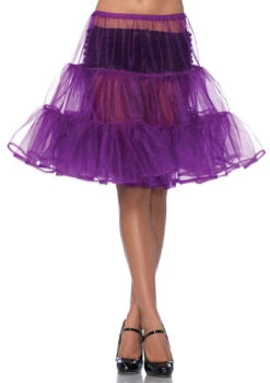 LEG AVENUE A1965, Shimmer Organza Petticoat -Funky Lingerie Outlet A196522053 front 78292.1632246853