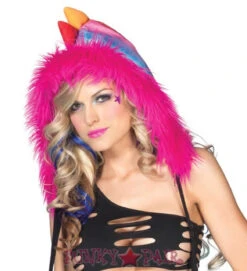 LEG AVENUE LA-1995, Sparkle Dino Hood