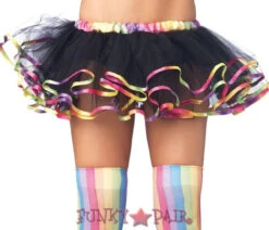 LEG AVENUE LA-2011, Rainbow Trim Tutu