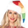 LEG AVENUE LA-2024, Rainbow Santa Hat -Funky Lingerie Outlet A2024 14626.1406842695