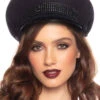 A2037 Rhinestone Festival Officer Hat By Leg Avenue -Funky Lingerie Outlet A2037 11958.1631911954