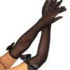 LA2044, Mesh Gloves With Bow -Funky Lingerie Outlet A2044 B1 37159.1694253057