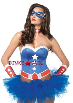 LEG AVENUE LA-2758, American Hero Costume Kit