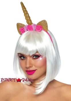 Golden Unicorn Headband A2819
