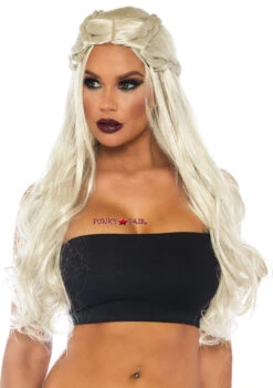 LEG AVENUE Braided Long Wavy Wig LA-2831