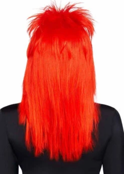 LEG AVENUE A2862, 21" Unisex Rockstar Wig. -Funky Lingerie Outlet A2862 Red B 91808.1663611654