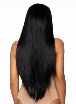 A2864, Long Black Straight Wig -Funky Lingerie Outlet A2864 Black Back 55867.1696528595