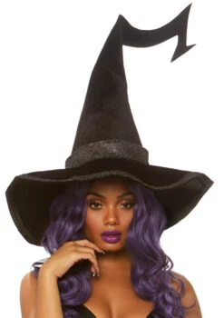 A2874, Velvet Witch Hat
