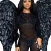 A2887, Deluxe Feather Wings By Leg Avenue -Funky Lingerie Outlet A2887 001 001 87245.1631897633