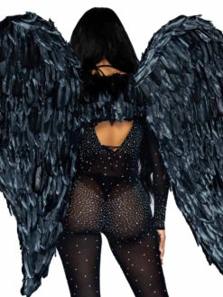 A2887, Deluxe Feather Wings By Leg Avenue -Funky Lingerie Outlet A2887 002 001 15033.1631897413