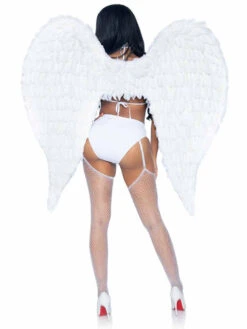 A2887, Deluxe Feather Wings By Leg Avenue -Funky Lingerie Outlet A2887 02 002 07390.1631897455