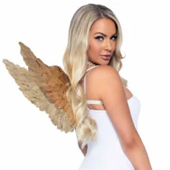 A2898, Gold Feather Wing -Funky Lingerie Outlet A2898 S 89978.1663612347