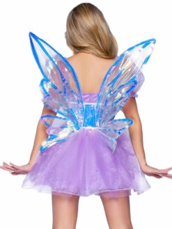 LEG AVENUE A2905, Iridescent Waist Cincher Fairy Wings