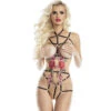 RaveWear | AB6076, Flower Body Strappy Lingerie