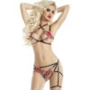 RaveWear Top And Bottom Harness Lingerie -Funky Lingerie Outlet AB8090MU 84559.1543910693