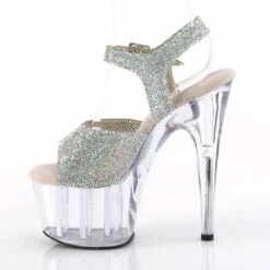 Pleaser | ADORE-608N-RS, 7" Rhinestones Ankle Strap Sandal -Funky Lingerie Outlet ADORE 708N RS SRS TPU C05 84856.1720600893