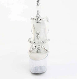 PLEASER ADORE-708PREM-STN, 7" Ankle Strap Sandal With Clear Soft Strap And Crystal Rhinestones 9 PLEASER ADORE-708PREM-STN, 7" Ankle Strap Sandal With Clear Soft Strap And Crystal Rhinestones -Funky Lingerie Outlet ADORE 708PREM STN C M01 14928.1744305901