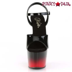 PLEASER Adore-709BR-H, 7 Inch Two Tone Platform Sandal -Funky Lingerie Outlet ADORE 709BR H B B R01 96638.1566188825