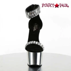 Pleaser Adore-769RS, 7 Inch Ankle Cuff With Rhinestones Sandal -Funky Lingerie Outlet ADORE 769RS B SCH01 69154.1585072996