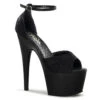 PLEASER Adore-768, 7 Inch D'Orsay Lace Sandal CLEARANCE -Funky Lingerie Outlet Adore 768 92909.1548175471