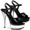 Pleaser | ALLURE-609, Platform Ankle Strap Shoes -Funky Lingerie Outlet Allure 609 39914.1568155122