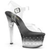 PLEASER Aspire-608STD 6" Rhinestones Studded Sandal -Funky Lingerie Outlet Aspire 608STD 00199.1683153356