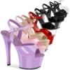 Pleaser | Aspire-609, 6 Inch Vegan Ankle Strap Sandal -Funky Lingerie Outlet Aspire 609 22732.1732165372