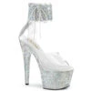 Pleaser Bejeweled-724RS, 7" Rhinestones Ankle Cuff Platform Sandal -Funky Lingerie Outlet BEJEWELED 724RS 02 98377 71155.1687580927