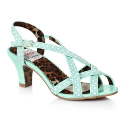 BP250-Gracie, Peep Toe Sling Back Sandal -Funky Lingerie Outlet BP250 Gracie mint 06471.1567279202