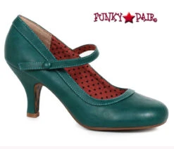 Retro Maryjane Pump BP320-Bettie -Funky Lingerie Outlet BP320 BETTIE GRN 44924.1665994177