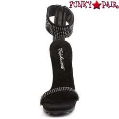 CHIC-40, 4.5" Evening Shoes With Rhinestone Ankle Cuff Slide -Funky Lingerie Outlet CHIC 40 B NB01 90596.1633371574