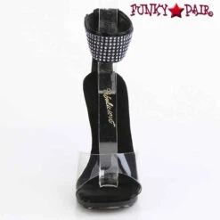 CHIC-42, 4.5" Rhinestones Cuff Sandal -Funky Lingerie Outlet CHIC 42 C BPU RS B01 19315.1696652974