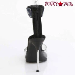 CHIC-42, 4.5" Rhinestones Cuff Sandal -Funky Lingerie Outlet CHIC 42 C BPU RS B09 17536.1696652981