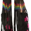 CL501, Rave Beaded Fringe Leggings -Funky Lingerie Outlet CL501 BLK 25320.1537394780