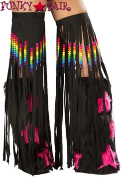 CL501, Rave Beaded Fringe Leggings