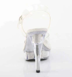 COCKTAIL-508SRSI, 5 Inch Heel Ankle Strap Sandal With Rhinestones Insert In Platform -Funky Lingerie Outlet COCKTAIL 508SRSI C C SRS09 93362.1744273366