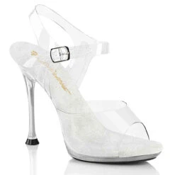 CUPID-408, 4.5" Mini Platform Ankle Strap Sandal