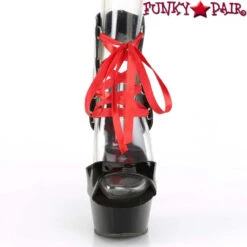 Pleaser | Delight-600-14FH, 6 Inch Lace-up Ankle High Sandal -Funky Lingerie Outlet DELIGHT 600 14FH B M01 27880.1568158500