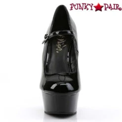 Pleaser | DELIGHT-687, 6 Inch Platform Mary Jane Pump With Strap -Funky Lingerie Outlet DELIGHT 687 B M01 33601.1612333217