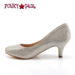 Doris-06 2.5" Kitten Heel Pump With Silver Multi Rhinestone CLEARANCE SALES -Funky Lingerie Outlet DORIS 06 NUGFA05 36967.1568180560