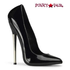 Dagger-01, Fetish Brass Heel Pump -Funky Lingerie Outlet Dagger 01 FP 71720.1564071270