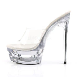 Pleaser Eclipse-601, Cut Out Platform Slide -Funky Lingerie Outlet ECLIPSE 601 C M05 92466.1530005407