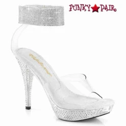 ELEGANT-442, 4.5 Inch Rhinestones Ankle Cuff Sandal -Funky Lingerie Outlet ELEGANT 442 4.5 Inch Rhinestones Ankle Cuff Sandal By Pleaser 09467.1710334196